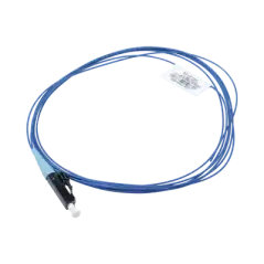 Pigtail de Fibra Óptica LC Simplex Multimodo OM4 50 125 900um Color Aqua 3 Metros
