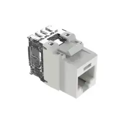 Módulo Jack Keystone Cat6A Blindado (STP) sin herramienta (toolless) para faceplate|LINKEDPRO BY EPCOM|Jacks Plugs