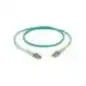 Jumper de Fibra Optica Multimodo 50 125 OM3 LC LC Duplex LSZH Color Aqua 3 Metros Jumper de Fibra Optica Multimodo 50 125 OM3 LC LC Duplex LSZH Color Aqua 3 Metros