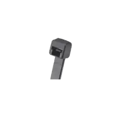 Cincho de Nylon 6.6 Pan Ty 142mm largo x 2.5mm ancho Color Negro Exterior Resistente a Rayos UV Paquete de 1000pz