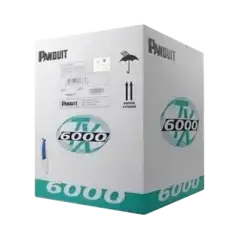 Bobina de Cable UTP 305 m. de Cobre TX6000 PanNet Reelex Blanco Categoría 6 Mejorado (23 AWG) PVC (CM) de 4 pares