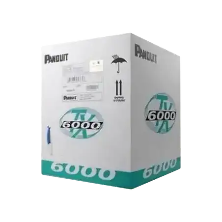 Bobina de Cable UTP 305 m. de Cobre TX6000 PanNet Reelex Blanco Categoría 6 Mejorado (23 AWG) PVC (CM) de 4 pares