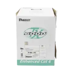Bobina de Cable UTP 305 m. de Cobre TX6000 PanNet Reelex Azul Categoría 6 Mejorado (23 AWG) LSZH (Bajo Humo Cero Hal