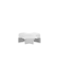 Conexión en ángulo recto L para uso con canaleta LD10 material ABS Color Blanco Conexión en ángulo recto L para uso con canaleta LD10 material ABS Color Blanco