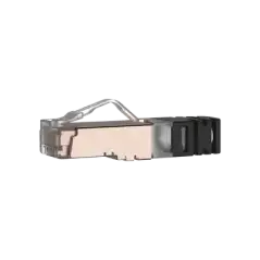 Plug RJ45 Cat6 Blindado Para Cable Calibre 24 26 AWG Chapado en Oro de 50 micras Paquete de 100 piezas