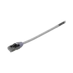 Patch Cord Cat6A Diametro Reducido 28 AWG Blindado S FTP CM LS0H 3 m Color Gris