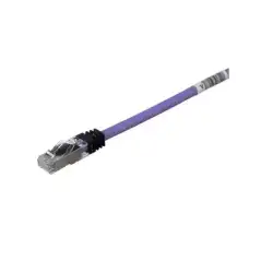 Patch Cord Cat6A Blindado S FTP CM LS0H 17ft Color Violeta