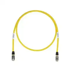 Patch Cord Cat6A Blindado S FTP CM LS0H 3ft Color Amarillo