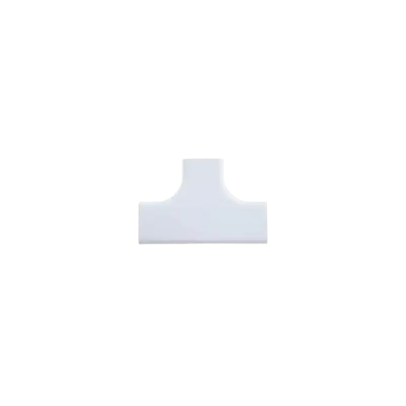Accesorio en T para uso con canaleta LDPH10 material ABS Color Blanco