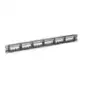 Panel de Parcheo Modular Mini Com (Sin Conectores) Ultimate ID Plano Sin Blindaje Con Etiqueta y Cubierta de 24 puer Panel de Parcheo Modular Mini Com (Sin Conectores) Ultimate ID Plano Sin Blindaje Con Etiqueta y Cubierta de 24 puer