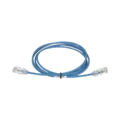 Cable de Parcheo TX6 UTP Cat6 Diámetro Reducido (28AWG) Color Azul 10ft