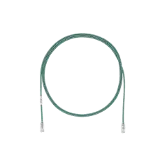 Cable de Parcheo TX6 UTP Cat6 Diámetro Reducido (28AWG) Color Verde 10ft