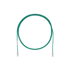Cable de Parcheo TX6 UTP Cat6 Diámetro Reducido (28AWG) Color Verde 1ft