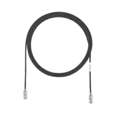 Cable de Parcheo TX6 UTP Cat6 Diámetro Reducido (28AWG) Color Negro 6ft