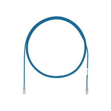 Cable de Parcheo UTP Cat6A CM LSZH Diámetro Reducido (28AWG) Color Azul 17 Metros