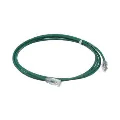 Cable de Parcheo UTP Cat6A CM LSZH Diámetro Reducido (28AWG) Color Verde 5ft