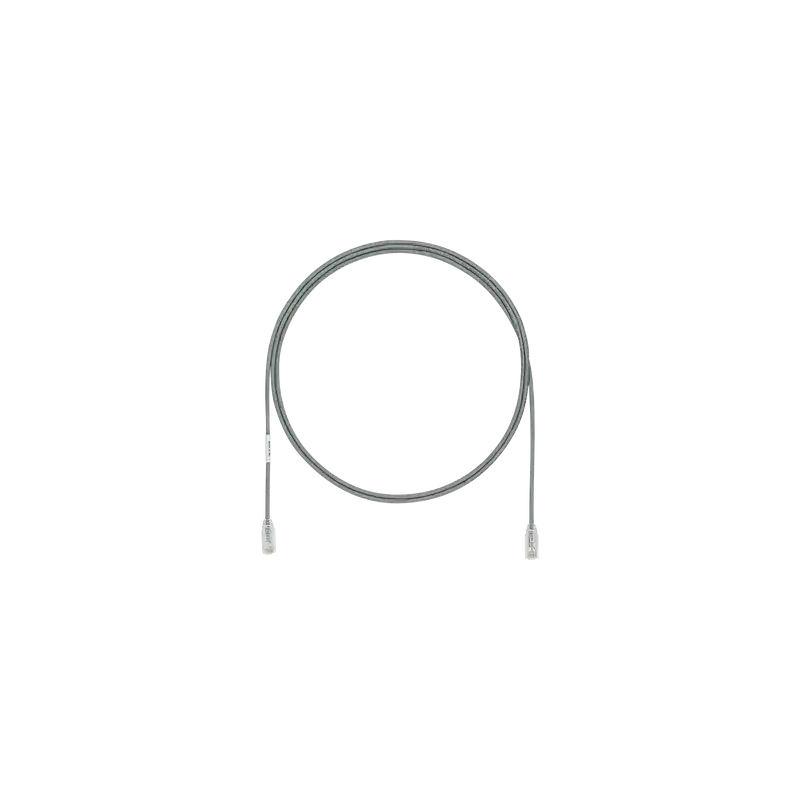 Cable de Parcheo UTP Cat6A CM LSZH Diámetro Reducido (28AWG) Color Gris 6ft
