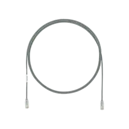 Cable de Parcheo UTP Cat6A CM LSZH Diámetro Reducido (28AWG) Color Gris 6ft