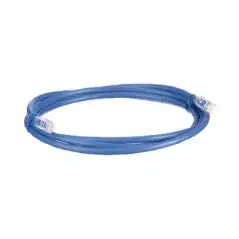 Cable de Parcheo UTP Cat6A 24 AWG CM Color Azul 15ft