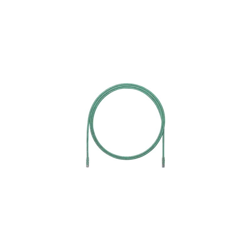 Cable de Parcheo UTP Cat6A 24 AWG CM Color Verde 15ft Cable de Parcheo UTP Cat6A 24 AWG CM Color Verde 15ft
