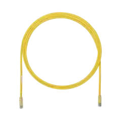 Cable de Parcheo UTP Cat6A 24 AWG CM Color Amarillo 3ft