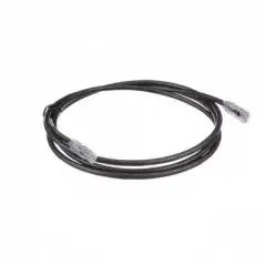 Cable de Parcheo UTP Cat6A 24 AWG CM Color Negro 7ft