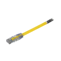 Cable de Parcheo UTP Cat6A 24 AWG CM Color Amarillo 7ft