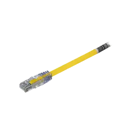 Cable de Parcheo UTP Cat6A 24 AWG CM Color Amarillo 7ft