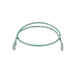 Cable de Parcheo TX6 UTP Cat6 24 AWG CM Color Verde 3 ft.
