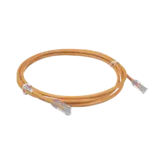 Cable de Parcheo TX6 UTP Cat6 24 AWG CM Color Naranja 3ft