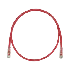 Cable de Parcheo UTP Cat6A 24 AWG CM Color Rojo 70ft