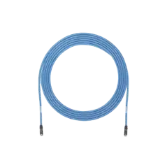 Cable de Zona U UTP Cat6A Con Plug Modular en Cada Extremo Conductor 23 AWG Sólido CMP (Plenum) 100 ft Color Azul