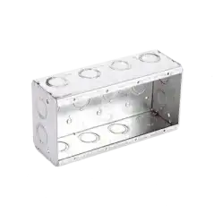 Caja Multigang de 4 Gangs  Profundidad de 2 1 2  20 TKO (1 2  3 4).