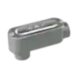 Caja oval roscada tipo LB de 1 1 2 (38.1mm) incluye tapa y tornillos.