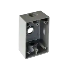 Caja Condulet FS de 1 2 (12.7 mm) con tres bocas a prueba de intemperie.