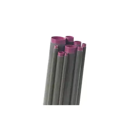 Tubo Conduit rígido de aluminio de 1 1 2 in  (38.1 mm) con recubrimiento de PVC de 3.05 m con cople.