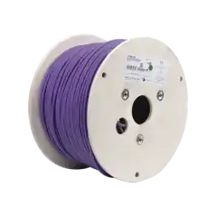 Bobina de Cable Blindado F UTP de 4 Pares Z MAX Cat6A Soporte de Aplicaciones 10GBase T LS0H (Libre de Gases Toxicos