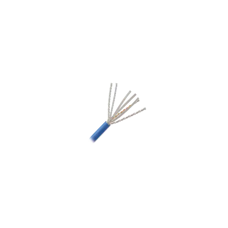 Bobina de Cable U UTP de 4 pares Z MAX Cat6A Soporte de Aplicaciones 10GBase T CMR (Riser) Color Azul 305m