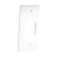 Placa de Pared CT Para un Acoplador Color Blanco Placa de Pared CT Para un Acoplador Color Blanco