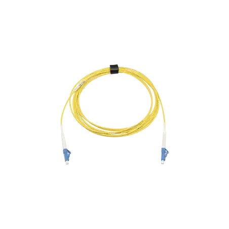 Jumper de Fibra Óptica Monomodo (OS2) XGLO Riser LC UPC LC UPC Simplex ONFR Color Amarillo 3 Metros