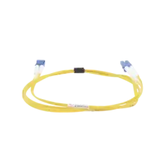 Jumper de Fibra Óptica Monomodo (OS2) XGLO Riser LC UPC LC UPC Duplex OFNR Color Amarillo 1 Metro|SIEMON|Fibra Óptica