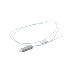 Pigtail de Fibra Óptica SC Simplex Multimodo OM3 XGLO 50 125 OFNR Color Aqua 1 Metro