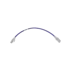 Patch Cord MC6 Modular Cat6 UTP CM LS0H 1ft Color Violeta
