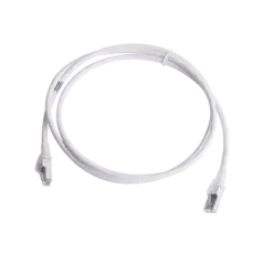 Patch Cord Z MAX Cat6A S FTP CM LS0H 5ft Color Blanco Versión Bulk (Sin Empaque Individual)