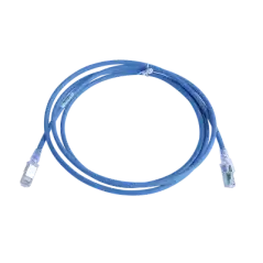 Patch Cord Z MAX Cat6A S FTP CM LS0H 7ft Color Azul Versión Bulk (Sin Empaque Individual)