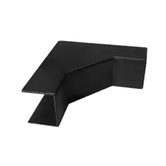 Esquinero Interior Color Negro de PVC Auto Axtinguible Para Canaleta TMK 1720 N CC (5220 02003)