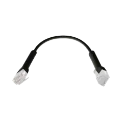 UniFi Ethernet Patch Cable Cat6 de 22 cm color negro