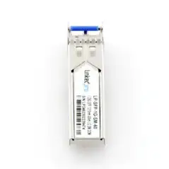 Transceptor Óptico SFP (Mini-Gbic)   Monomodo 1310 nm   1.25 Gbps   1000BASE-EX   Conectores LC UPC Dúplex   DDM   H