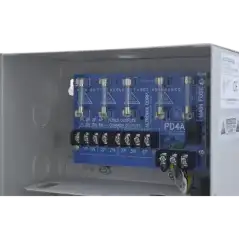Fuente de poder ALTRONIX de 24 Vca   3.5 Amper o 28 Vca   3.0 Amper para 4 cámaras Con voltaje de entrada de 115 Vca