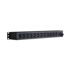 PDU Básico Para Distribución de Energía Con 12 Tomas NEMA 5 15R Traseras 1UR 15 Amp 120 Vca